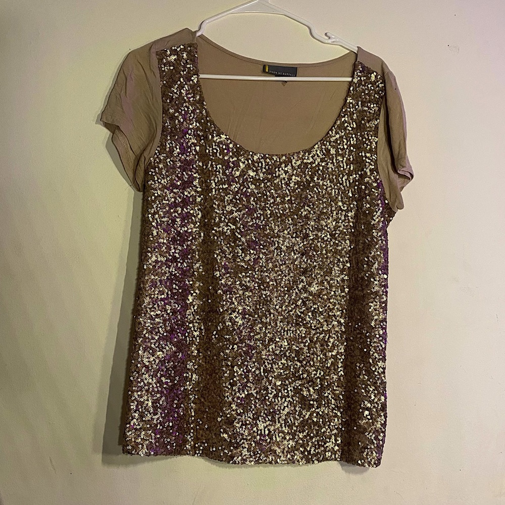 JEANS BY BUFFALO SHINY TOP SIZE M